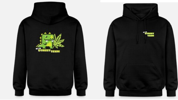 Street Team -dinohuppari (valkoinen tai musta)
