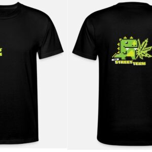 Street Team ‑dinologo T-paita (valkoinen tai musta)