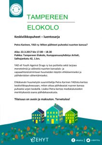 Tampereen elokolo -mainos